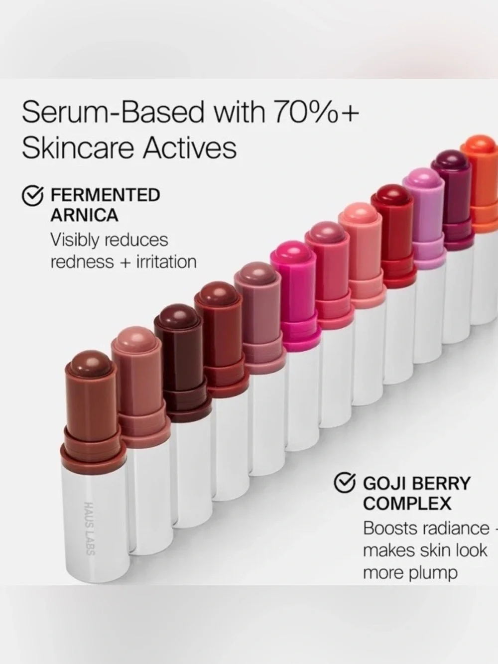 Haus Labs Glassy Blush Balm GLASSY ROSETTE Cream Blush Stick